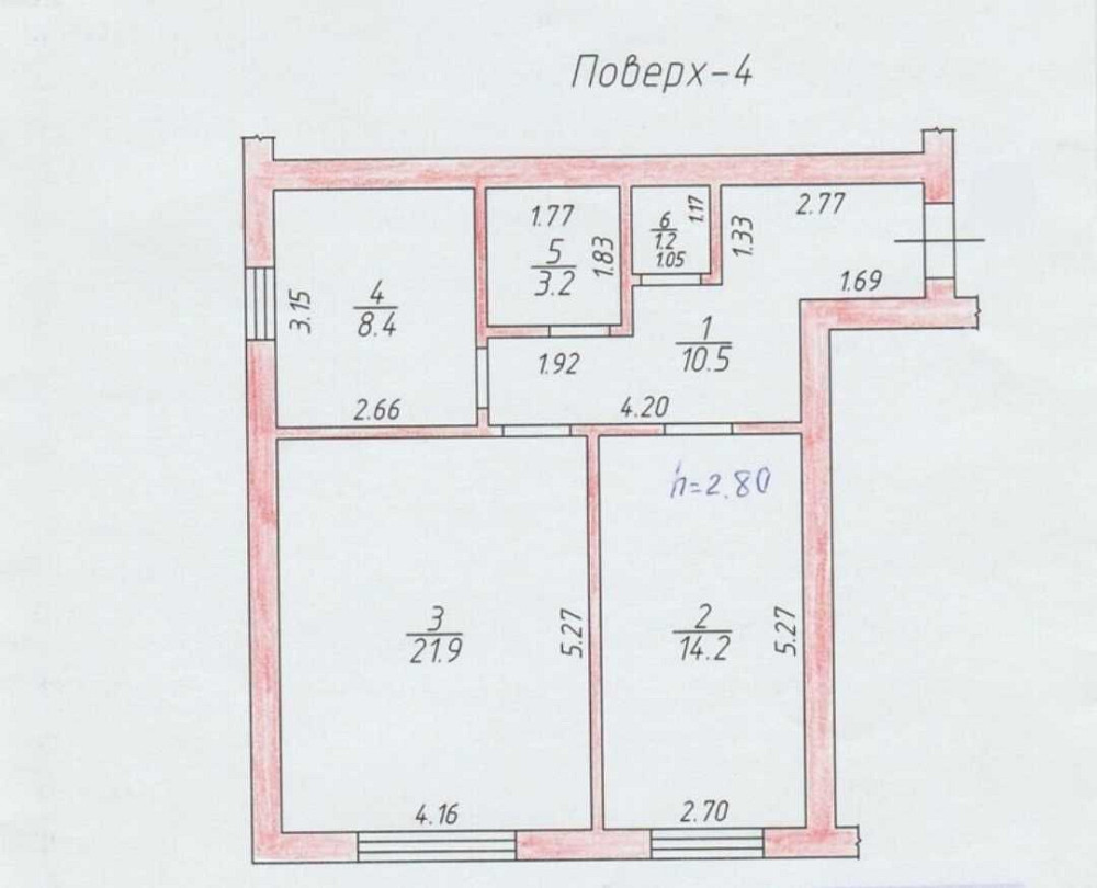 2 кімн.кв. в центрі, під чистову обробку, є лоджия та газове опалення Ірпінь - зображення 7