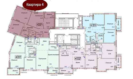 Продаж 3к квартири 103 м2 ЖК "Новопечерські Липки" Верхогляда 17-Б Киев