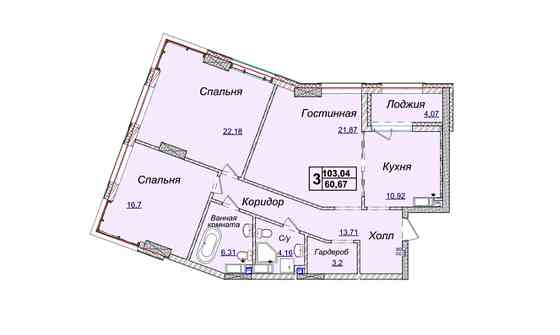 Продаж 3к квартири 103 м2 ЖК "Новопечерські Липки" Верхогляда 17-Б Киев