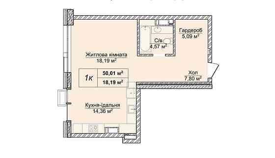Продаж 52м2 1-к, ЖК Новопечерські Липки, Верхогляда 7, розтермінування Киев