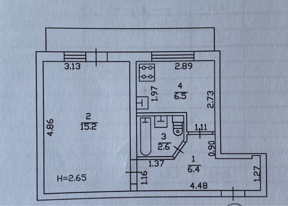 Кавказька 11, оренда однокімнатної квартири. Метро Вокзальна Киев - изображение 8