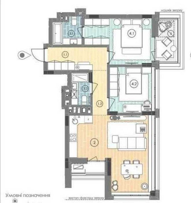 вул.Гарета Джонса 12 ЖК Unit Home Киев - изображение 5