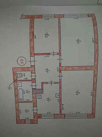 3-кімнатна квартира в БОСах Ізяслав