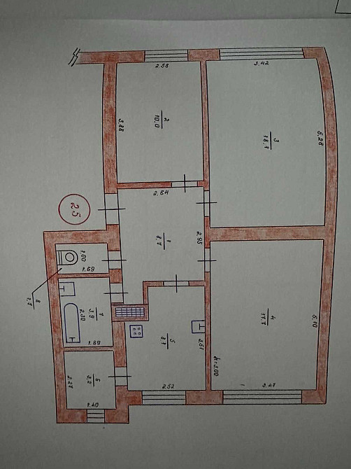 3-кімнатна квартира в БОСах Ізяслав - зображення 1