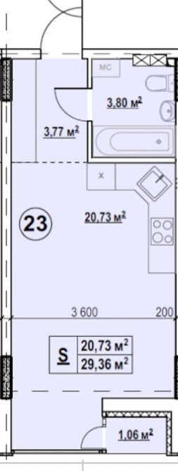 Продаж квартири біля парку, від забудовника Киев - изображение 2