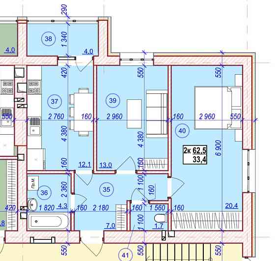 2-кімнатна в клубному будинку Ровно
