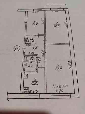 Продам трехкомнатную салтовка 656 м/н барабашова Харьков