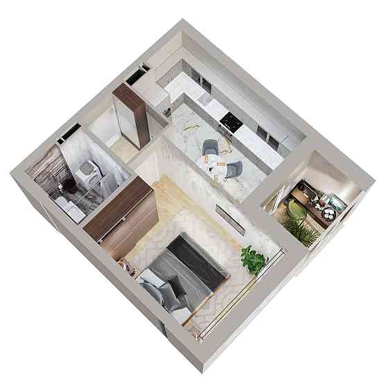 Вигідна пропозиця однокімнатної  16 000$ Гостомель