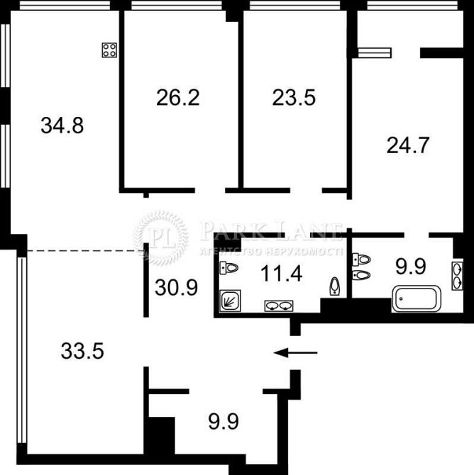 Продам видовую 4к квартиру 210м Бульвар Фонтанов Печерский Французский Київ - зображення 1