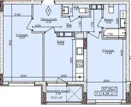 Неймовірна ціна від 20 000$ за всю двокімнатну! Ірпінь - зображення 3