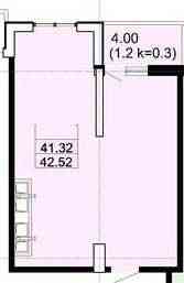 1ком 42,50 м.кв на 5ст.Фонтана ЖК Акрополь. СК Гефест. Дом сдан. Одесса