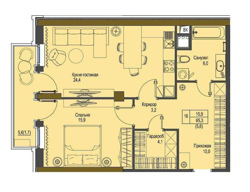 1-комнатная/ЖК Первый Французский/Низкий этаж/Музкомедия/Центр города Одесса - изображение 4