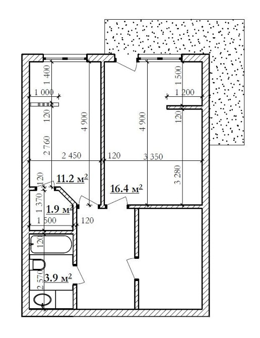 Квартира 2 кімнатна, двокімнатна, продаж, Обухів, Піщана, вулиця Миру. Обухов - изображение 7