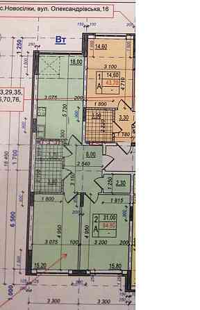 Продаж (переуступка) 2-кімн. квартири 64,8 кв. м ЖК Нові Теремки Киев