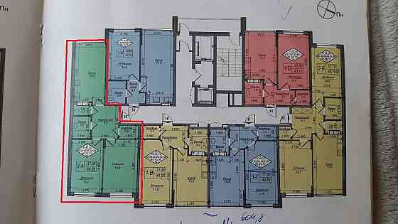 Продаж (переуступка) 2-кімн. квартири 64,8 кв. м ЖК Нові Теремки Киев