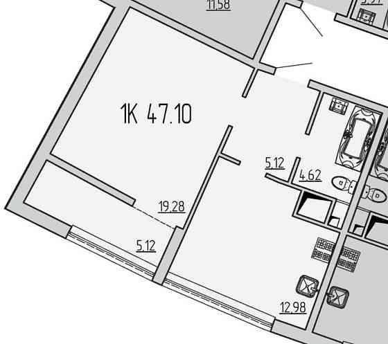 43 Жемчужина, Каманина, просторная 1к - 47 м2, красивый вид на город! Одесса