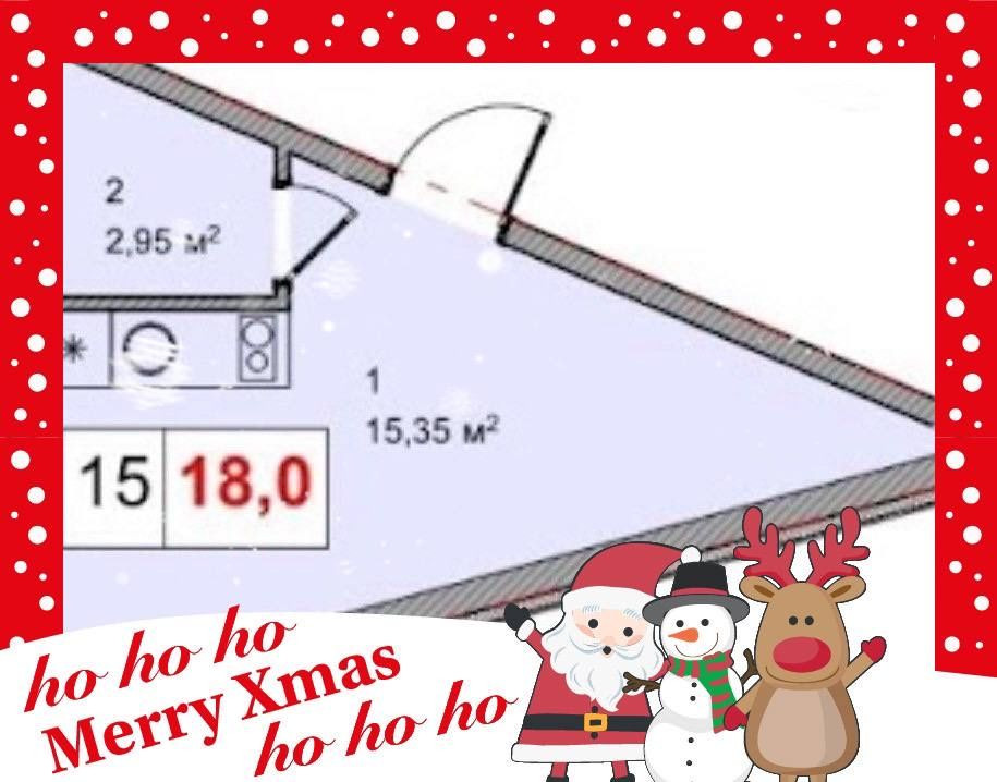 НОВОРІЧНА СУПЕРАКЦІЯ від Забудовника!Смарт-квартира(розстрочка без %) Киев - изображение 1