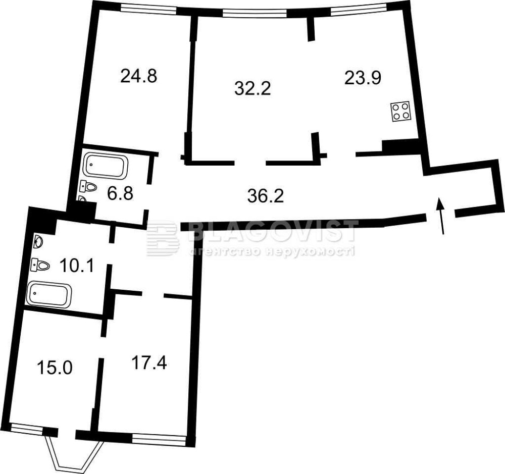 4к квартира 167м2 ЖК Сонячна Брама вул Здановської (Ломоносова) 73Д Киев - изображение 1