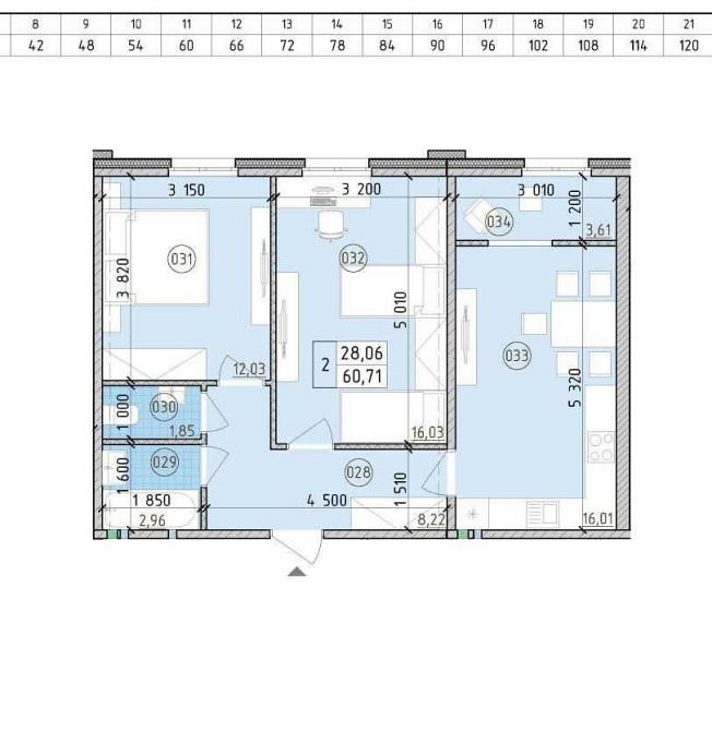 Від власника 2-кімнатна, 60 кв.м, Нова Англія, ПРЕСТОН, Максимовича Киев - изображение 3