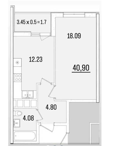 1к Сданная Жемчужина. Вид на Ипподром. Краснова Kadorr City Одесса - изображение 7