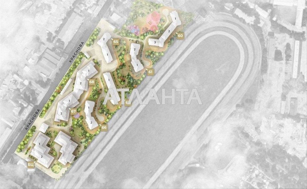 Однокомнатная квартира, вид на ипподром, Кадорр, 67 Жемчужина Одесса - изображение 5