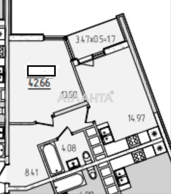 Однокомнатная квартира, вид на ипподром, Кадорр, 67 Жемчужина Одесса - изображение 1