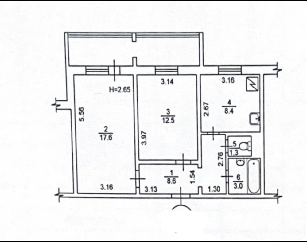 Продається 2-ох кімнатна квартира від власника, Харківське шосе,168-Г Киев - изображение 7