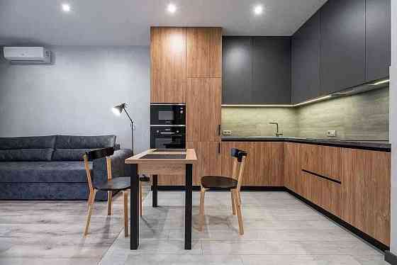 1-комнаная квартира кухня-студия Дизайнерский  ремонт Одесса Новострой Одесса