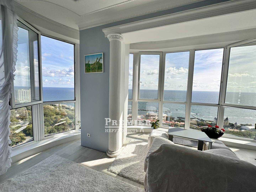 3-4-комнатная, большая кухня -студия, кабинет  Аркадия Прямой вид моря Одесса - изображение 2