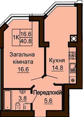 Готовий дім з докум. 1 к квартира ЖК Софія Резиденс, без % Софіївська Борщагівка
