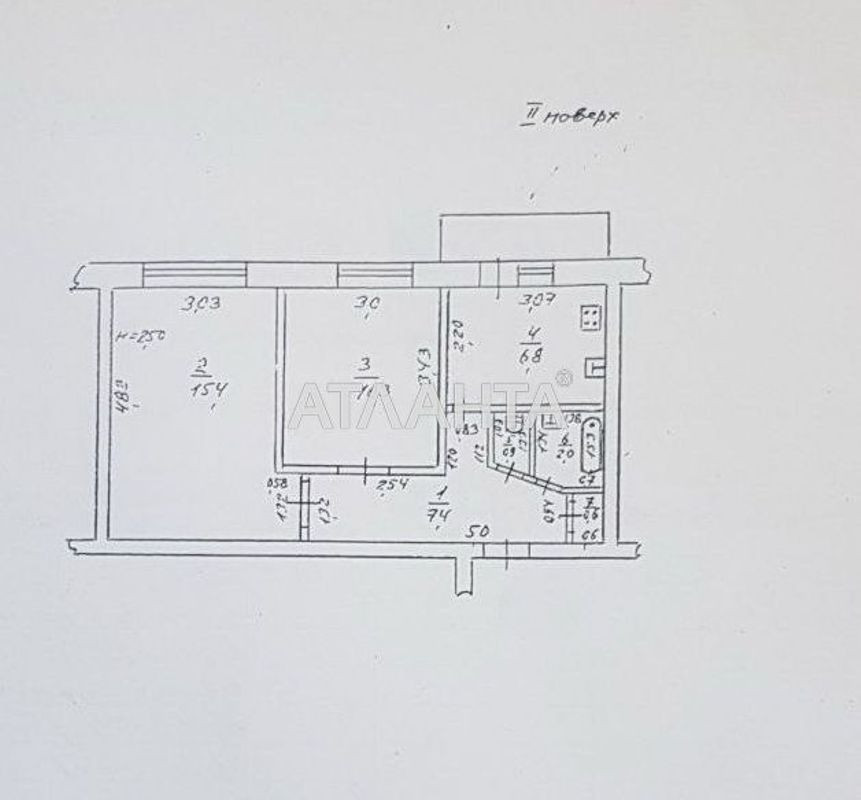 Двухкомнатная квартира 44,1 м2 Селекционный институт Одесса - изображение 2