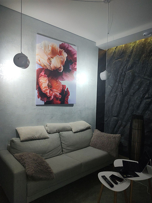 Аренда евродвушки с дизайнерским ремонтом Вишневое - изображение 1