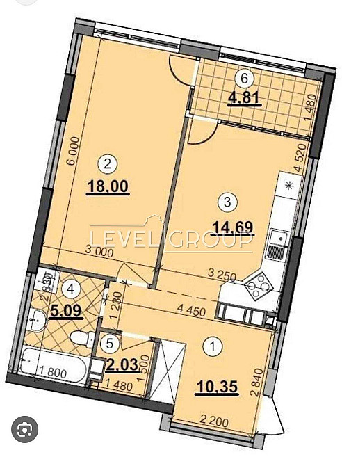 Без% ЖК GREAT 1к1 55м2 12/18/24 этажи Днепровская набережная Київ - зображення 8