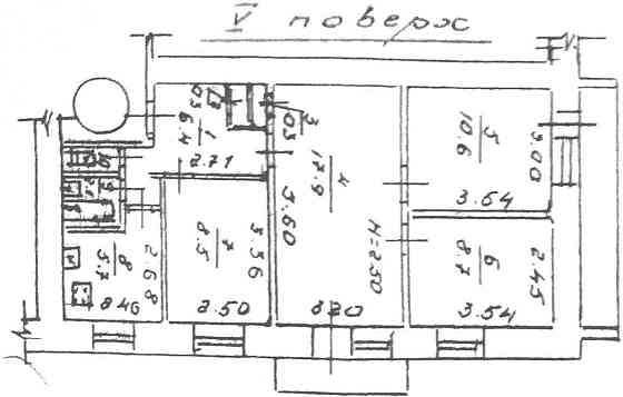 3-к квартира на Транспортной  264512 Одесса
