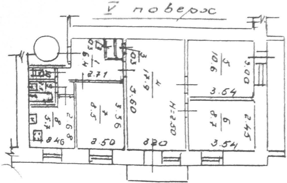 3-к квартира на Транспортной  264512 Одесса - изображение 3