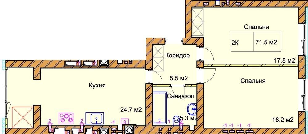 Продається 2- кімнатна шикарна квартира після забудовника S_ Рівне - зображення 3