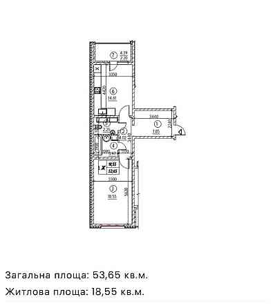 54м з ремонтом ЄОСЕЛЯ  Навігатор КОНОПЛЯНСЬКА метро 10хв Оболонь Киев