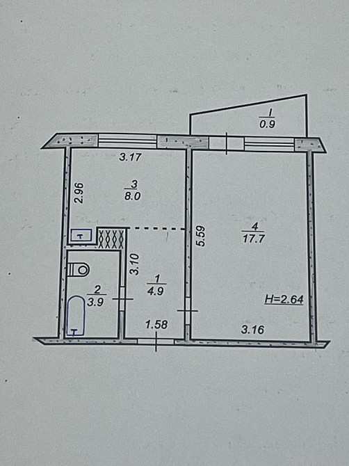 Продам квартру Восточный 2 Кривой Рог - изображение 1