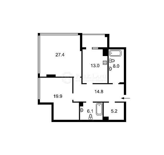 2к 100,3м Видовая Центр ул. Антоновича 44 ЖК Chicago Central House Київ