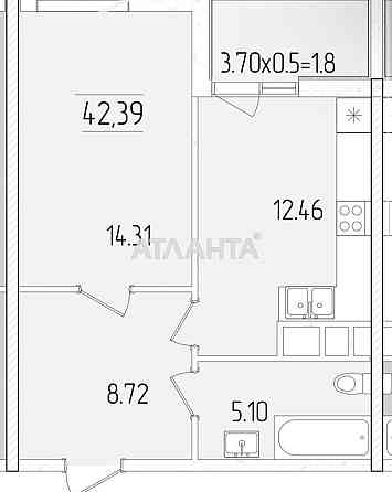 1 комн.квартира, новострой, 60 Жемчужина, вид на ипподром Одеса