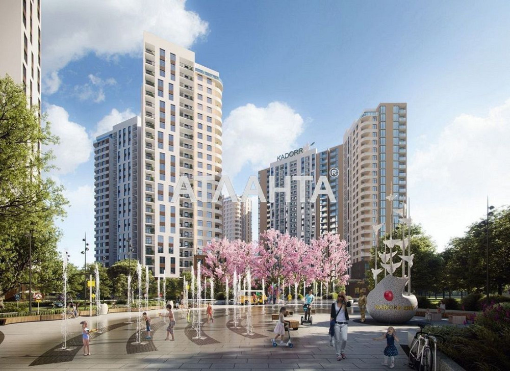 1 комн.квартира, новострой, 60 Жемчужина, вид на ипподром Одеса - зображення 2