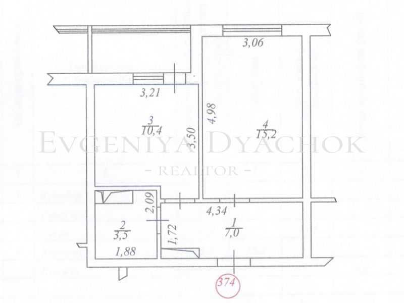 Ревуцкого 40-Б, ЖК «Лебединый», 40 кв.м., с видом на озеро (єОселя) Київ - зображення 2