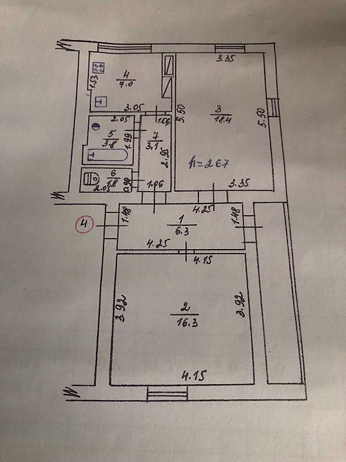 Продам 2-х кв-ру на ст .Борщи , пос.Авто-го з-да. Подольского р-на . Борщів - зображення 3