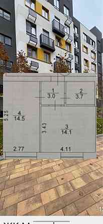 Готова квартира без ремонту  36м2 за 31500$ Ірпінь ЖК Молодість Ірпінь