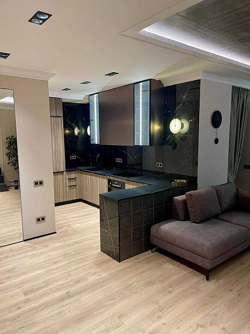 Дизайнерська квартира 55м2 з шикарною терасою 40м2, Златоустівська 25! Київ - зображення 2