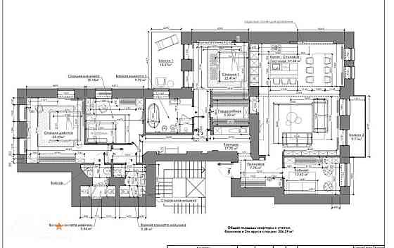 Оренда 5к квартири в Києві, Антоновича вул. 17А Без комісії Київ