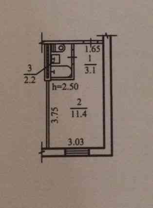 Сдам 1 комнатную квартиру Дніпро