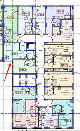 Квартира в Солом'янському районі від забудовника. Киев