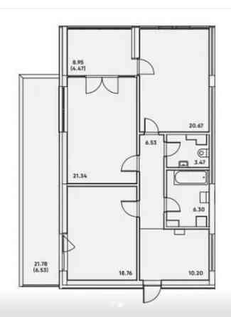 Видовая квартира с террасой в КД Сапфир, Фонтан, Репина, море Одесса