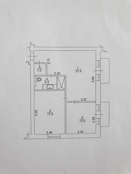 Продаж 2к.квартири 63,8 м2, та гараж  Петропавлівська Борщагівка Петропавловская Борщаговка - изображение 3